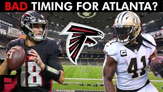 Atlanta Falcons Catch An Unlucky Break Before Saints Game [upl. by Ilime911]