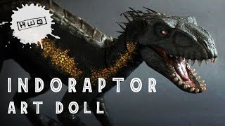 INDORAPTOR  Stop Motion PuppetArt Doll poseability and details [upl. by Amitarp]