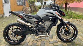 KTM 790 Duke 2023 MIVV Exhaust nord gray [upl. by Aurelius]