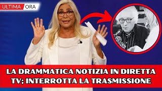 Dramma a Domenica In Mara Venier interrompe la diretta scoppia in lacrime poi [upl. by Baptlsta]