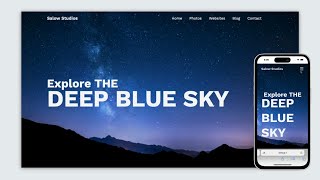 Responsive Navbar design using HTML and CSS  with Source Code [upl. by Airotnes]