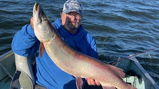 Muskie catch Ontario Canada Eagle Lake [upl. by Hippel]