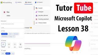 Microsoft Copilot  Lesson 38  Cooking Assistant [upl. by Stirling]