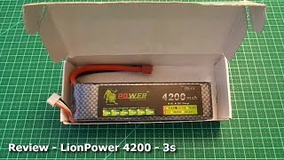 Bateria Lion Power 111V 4200mAh 30C [upl. by Taffy]