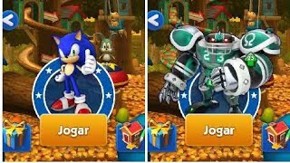 Sonic Dash  Sonic vs Linebacker Omega [upl. by Steere]