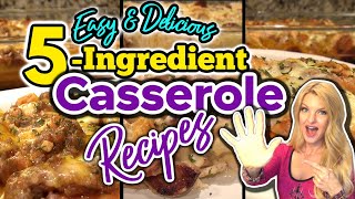 Unbelievable 5INGREDIENT CASSEROLE RECIPES that will Blow Your Mind  AMAZINGLY EASY Casseroles [upl. by Notxed727]