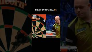 Triple Bullseye in darts 😱🎯  Subscribe for daily darts content darts 3bullseyes [upl. by Leveroni]