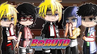 Past Boruto React To Borutos Future  Boruto Two Blue Vortex React [upl. by Anyal]