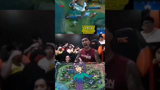 REAKSI STREAMER MELIHAT DOMENG MIS ULTI😅 mplindonesia mobilelegends [upl. by Noxin398]