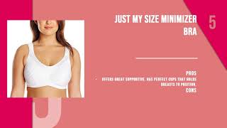 10 Best Minimizer Bras 2018 Updated [upl. by Brunhilda]