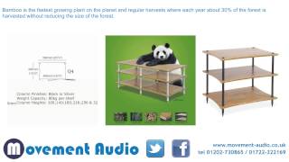 Quadraspire Q4 EVO Q4EVO Bamboo HiFi Stand which is available from Movement Audio [upl. by Ku]