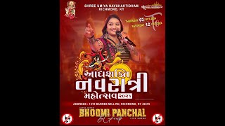 NAVRATRI DAY  12024 BHOOMI PANCHAL  NAIMESH CHAUDHARY [upl. by Ayvid63]