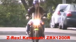 Kawasaki ZRX1200R Motorcycle Review オートバイ [upl. by Jimmie]