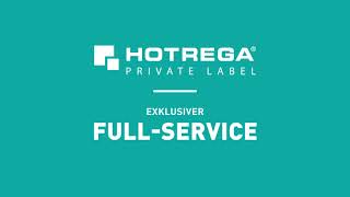 HOTREGA® PrivateLabelService  Margenstarke Zusatzumsätze durch Pflegemittel in EIGENMARKE [upl. by Fabrin]