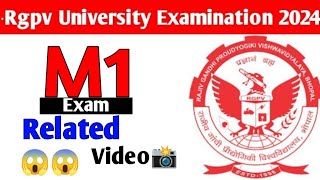 Rgpv M1 Exam related video 📸😱 dont miss [upl. by Rysler967]