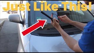 How To Replace Your Windshield Wipers QUICK amp EASY [upl. by Evelunn]