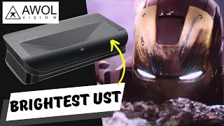 AWOL 3500 PRO UST Projector Review Living Room Home Theater Projector Home Theater Gurus [upl. by Lletnuahs]