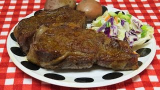 How to Cook an Awesome Beef Rib Eye Steak in the Toaster Oven [upl. by Wernick]