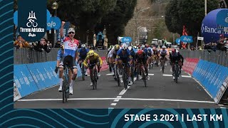 TirrenoAdriatico EOLO 2021  Stage 3 Last km [upl. by Ayekat545]