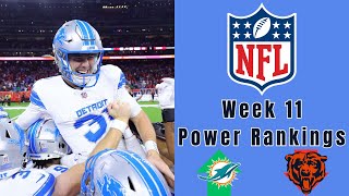 NFL Power Rankings Week 11  2024 [upl. by Lori78]