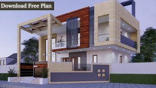 SketchUp House Design for Begineers  3D House Design  40X50  House Project  3D Tutorial [upl. by Peacock]