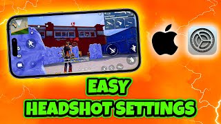 Free Fire iPhone Settings sensitivity 2023  iPhone 14 pro Gameplay 🔥 [upl. by Eadie]