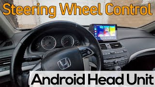 How to setup Android Head Unit steering wheel control [upl. by Dnyletak228]