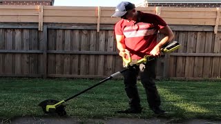 Perfect Edger Trim Your Edges in Record Time  Ryobi 36V Cordless Edger ryobi lawnmower edger [upl. by Deyas]