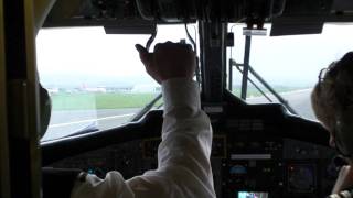 BRR  GLA  FlyBe de Havilland Canada DHC6 Twin Otter Arrival  Full HD [upl. by Reniti]