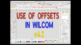 How to use offsets in wilcom e4 2 [upl. by Engeddi]