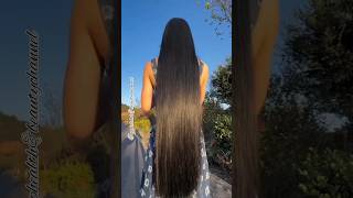 ✅ Super Long Strong Hair  Using Hair Growth Shampoo shorts haircare vairalvideo shortsvideo [upl. by Gussy]