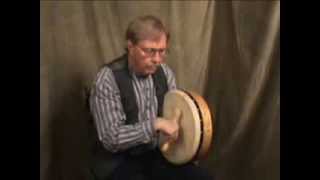 BTN4MT Roosebeck Bodhran Inside Tunable wGoat Skin Head and TBar Mulberry 14by35Inch [upl. by Claribel]