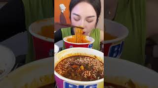 Spicy Noodles eating challenge food short viral asmr shortvideo shortfeed spicyfoodie [upl. by Aenitsirhc]