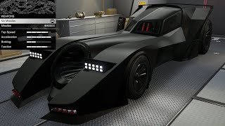 GTA 5  Past DLC Vehicle Customization  Grotti Vigilante Batmobile [upl. by Ileyan]