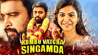 Kombu Vatcha Singamda 2024 New Released Hindi Dubbed Action Movie  M Sasikumar Madonna Sebastian [upl. by Avelin]