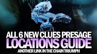 All 6 New Clues in Presage Locations Guide  Another Link In The Chain Triumph Destiny 2 [upl. by Esilahs]