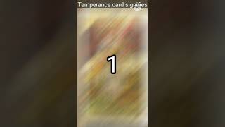 Temperance card meaning in tarot card [upl. by Wolliw632]