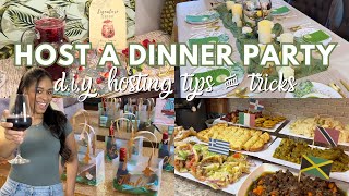 HOST A DINNER PARTY WITH ME  around the world theme food decor amp tips [upl. by Jalbert199]