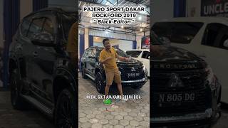 PAJERO SPORT ROCKFORD Black Edition 2019 DP start 60jt pajerorockford rockfordblackedition [upl. by Minier129]