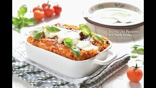 Timballo di riso al ragù  ricetta siciliana  Ricette che Passione [upl. by Anear]