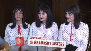 The Kranksky Sisters backstage at Melbourne International Comedy Festival 2013 Gala [upl. by Sheridan]