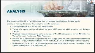 REAL ESTATE TODAY 2024 BUDGET AND THE REAL ESTATE SECTOR  IMPLICATIONS [upl. by Bartlet254]