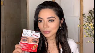 Ardell Brow Tint Tutorial  Vegan Ammoniafree Dye  Brows that last up to 2 weeks [upl. by Bethesde890]