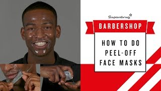 HOW TO  Do PeelOff Face Masks For Men  Superdrug [upl. by Orazio]