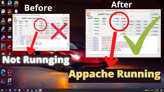 How to fix Xampp Apache shutdown unexpectedly  Xampp Apache not starting [upl. by Waldack]