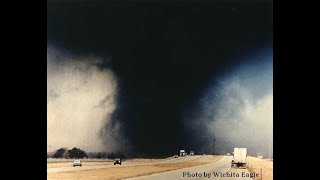 Hesston F5 Tornado 1990 Compilation [upl. by Goat]