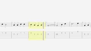 Guitar Tab amp Notes  Nowhere Man  Easy Guitar  Grade One [upl. by Labors]