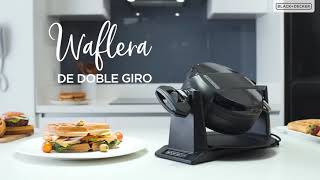 WAFFLERA GIRATORIA DOBLE BLACKDECKER  Falabella Colombia [upl. by Nylloh]