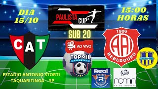 PAULISTA CUP 2024 SUB 20  CA TAQUARITINGA X AA INTER BB [upl. by Wivinia]