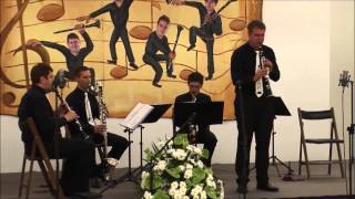 Guisganderie Clarinet quartet Claritet [upl. by Nivrad]